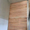 Badematte aus Teakholz, rutschfest, wasserdicht, Duschmatte für Küche, Spa, Innen- und Außenbereich, schnell trocknend, stabile Bodenmatte, bequem, 65 x 90 cm Größe