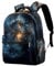 MRWQC Schulranzen Universum Galaxie Raum Schulrucksack Studenten Buchtasche Reisetaschen Daypack Rucksäcke Für Jungen Mädchen
