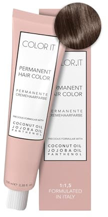COLOR.IT by BM - Permanente Haarfarbe in Salonqualität, 100ml (5.35 Hellbraun Gold Mahagoni, 1er Pack)