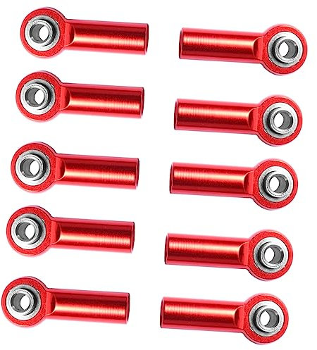 GAROZATION 10stücke Metall Drehgelenke Mit Doppelgewinde Für Reparaturzwecke Und Langlebige Verbindungselemente Für Und Werkstattgebrauch Rot