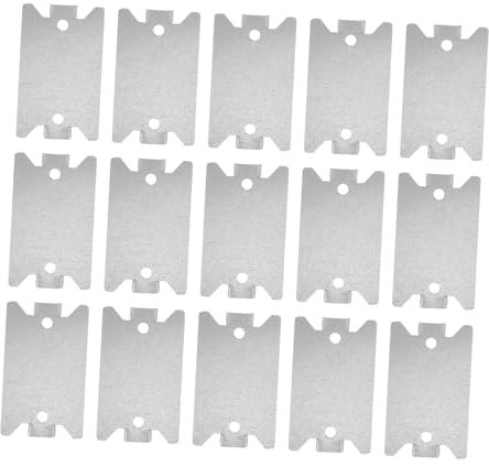 jojofuny 50pcs Nail Plates Outdoor Cable Protector Wire Protectors for Wires Heavy Duty Metal Cable Protection Board