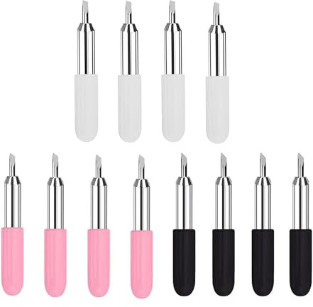 12 Stück,Schneideplotter-Klingen,30/45/60 Grad Schneideplotter-Klingen,45° Schneideplotter Zubehör,Ersatzklingen Für Cricut Joy Zubehör