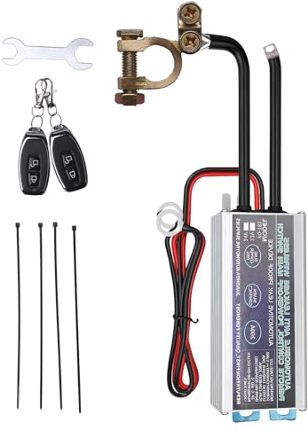 Batterie Trennschalter 12V 200A, Smart Drahtloser Ferngesteuerter Batterietrennschalter, Auto Fernbedienung Autobatterie Kill Switch Anti-Diebstah Batterie Schalter für Auto LKW RV ATV Boot