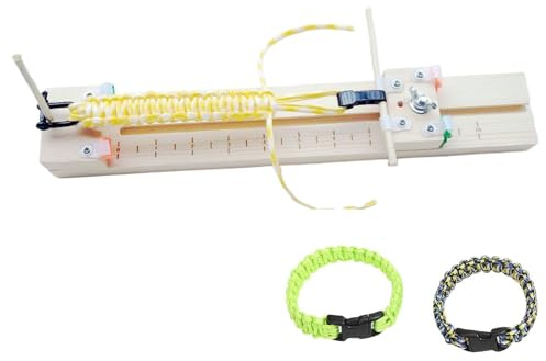 Quorvex Paracord Armband Jig,Armband Halterung | Stabile Basis mit rutschfester Unterseite für Frauen Schmuck & Heimwerkerbedarf - Heimwerkerprojekte DIY Projekte