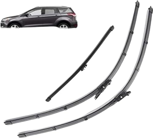 PANXUC Auto Scheibenwischer für Ford Kuga MK2 1012-2018, Windschutzscheibe Scheibenwischerblätter Wischerblätter Wischblatt Satz Ersatz Wischerarm