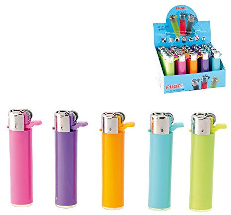 25 ACCENDINI 'TRENDY COLOR' CON PIETRINA
