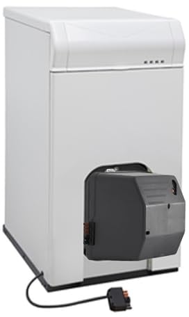 Öl-Brennwertkessel Gusseisen Schornstein Bio-Heizöl Sun Sannover 40 kW mit Brenner