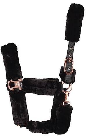 CATAGO Lammfellhalfter Cob Schwarz