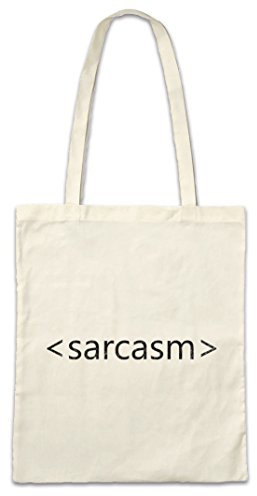 Urban Backwoods Sarcasm Tag Hipster Bag Beutel Stofftasche Einkaufstasche