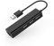 LENTION 3 USB Port Hub RJ45 Lan Adapter, Laptop Ethernet Dock, Network Extender Compatible with MacBook Air/Pro (Previous Generation), Surface Pro 3/4/5, Surface Laptop 2017, XPS (USB, Black)
