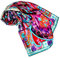 Lorenzo Cana - Luxustuch Seidentuch Tuch XL Satin Seidensatin Schal 110 x 110 cm reine Seide aufwändig mehrfarbig bedruckt bunt 8904277