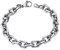 ChainsHouse Rolo Kette Armband Herren Edelstahl Rolokette Armband 9mm Männer Ankerkette Gliederkette Armbänder Silber Damen Kettenarmband Ersatzkette Armkette Armreif Modeschmuck für Jugendlich