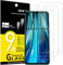 NEW'C 3 Pack Designed for Xiaomi Redmi Note 8 Pro, Redmi 9 Screen Protector Tempered Glass, Case Friendly Anti Scratch Bubble Free Ultra Resistant