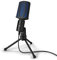 uRage HD-Mikrofon “Stream 100” schwarz, Streaming, Gaming, Dual-Screen-Popfilter, verstellbares Stativ