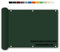 Bedtang Balkonumspannungen Balkon Verkleidung, 160/㎡, Hochwertiger Verarbeitung Blickdichte, Für Garten Balkon Swimming Pool - Dunkelgrün 0.55x3.5m
