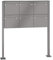 RENZ/Basic B / 6er Freistehende Briefkastenanlage Standbriefkasten/RAL-Farbe 9007 Volumen 12 L/mit Fußplatten/Dein-Briefkasten.de