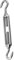 FASTON® Spannschlösser Haken - Haken M6 änhl. DIN 1480 Edelstahl A4 V4A (5 Stück) Spannschloss Wantenspanner Spannschloß Spannschraube Drahtseil Seil Kabel