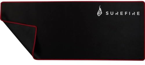 SureFire Silent Flight 680 Gaming Mauspad, 680 mm x 280 mm x 3 mm, Mauspad Gaming, Mousepad Large, rutschfest, Mikrotextur-Stoffoberfläche, Gaming Zubehör, Gaming Unterlage