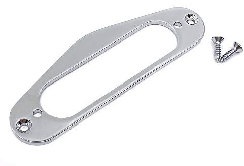 Mounting Ring With Screws For Fender Stratocaster Single Coil Pickup - Chrome