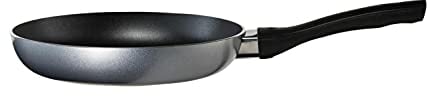 KHG Pfanne Bratpfanne 24 cm Induktion, Antihaft | Griff mit Edelstahl-Flammschutz, ILAG-Antihaftbeschichtung | leichte energieeffiziente Universalpfanne aus Aluminium