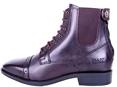AK Premium Full Grain Leather Lace-up Paddock/Jodhpur Ankle Horse Riding Boots AKRS-6051-04