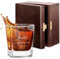 Maverton 250ml Verre a whisky personnalisé pour lui - Cadeau anniversaire homme - Verre classique pour les connaisseurs de whisky - Un cadeau personnalisé pour homme - Cadeau Noel - Monde