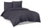 Mixibaby Flanell Feinbiber-Bettwäsche aus 100% Baumwolle - 4 Größen, Größe:155 x 220 cm, Farbe:Anthrazit