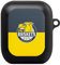 Hülle mit Karabiner kompatibel mit Apple AirPods (1. Generation) Case schwarz Schutzhülle mit Schlüsselanhänger Ewe Baskets Sport Basketball