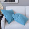 Set di 2 Federe Per Cuscini In Velluto Morbido e Resistente Copricuscini Per Divano Poltrona Soggiorno Arredo Arredamento Casa Design Moderno Elegante Cerniera Invisibile (45 x 45 cm, Blu Chiaro)