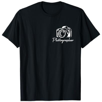 Camera Photographer Lens Cameraman Photography Men Women T-Shirt