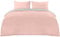 Utopia Bedding Copripiumino King Size - Microfibra Copripiumino 230x220cm + Federe 50x75cm - Grigio/Rosa