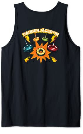 DaubenjägerIn gegendert Stockschütze Asphaltstock Stocksport Tank Top