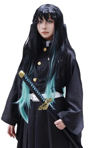 FCCAM Tokitou Muichirou Cosplay Muichirou Cosplay Kostüm für Japanischer Anime Kimono demon cosplay Outfit Halloween Kostüm L