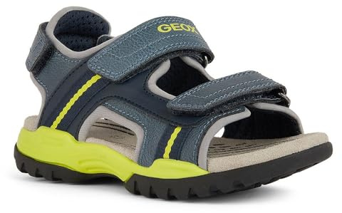Geox JUNIOR J BOREALIS BOY SANDALS AVIO/LIME 32_EU
