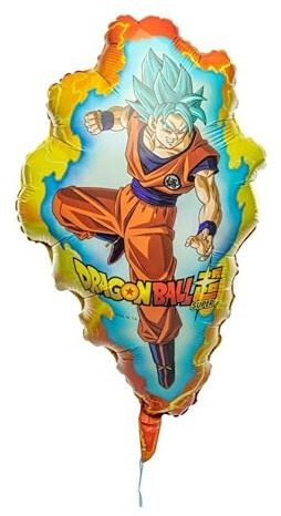 Dragon Ball - Globo de aluminio para decoración de fiestas, decoración de cumpleaños infantiles, manga cómic, globos inflables (Dragon Ball XXL)