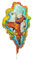 Dragon Ball - Globo de aluminio para decoración de fiestas, decoración de cumpleaños infantiles, manga cómic, globos inflables (Dragon Ball XXL)