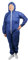 ARNOMED® Schutzanzug Einweg Extra Stark XXXL [50 STÜCK] - Einwegoverall - Einweganzug - Einweg Maleranzug & Lackieranzug - Staubschutzanzug, Maleroverall & Asbest Schutzanzug - Einmalanzug Blau