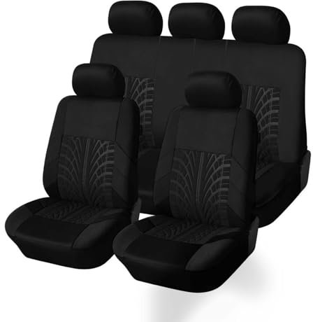 VAGILO Auto Sitzbezüge für Mini Clubman/Cabrio Clubman One/Cooper/Cooper S F54 F55 F56 F57 F60 4 Doors, Allwetter Rutschfester und Verschleißfester Autositzbezug, Autositzschoner Vorne und Hinten