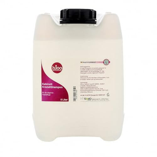 hioo Kristall Shampoo 5000 ml – Professionelles Reinigungsshampoo | Für alle Haartypen, Großpackung 5L, Tiefenreinigung, Für Salon & Friseur