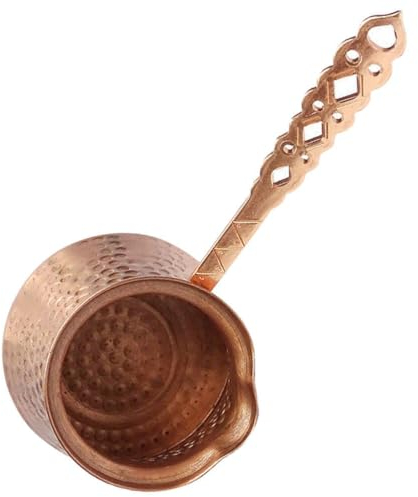 Luxshiny Cafetera Turca De Cobre: Cafeteras De Cobre Hechas A Mano De 320 Ml Cafetera Vintage Con Asa Accesorio Profesional Para Té Y Recipiente De Café