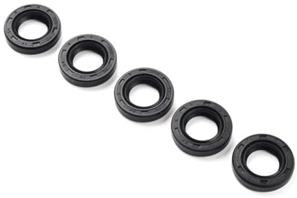 GZYF Kurbelgehäuse Getriebe Wellenschaltung 91202-KFL-841 Wellendichtring für HONDA CB200 CT70 QA50 Z50 XL70 XR70 Gummi schwarz