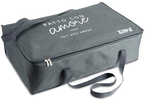 ZiiPa • Housse de Transport et Protection Fontana • Ardoise • Compatible Four Piana • Nylon Imperméable • Poignées Renforcées & Double Zip