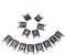Ciieeo Abschlussdekorationsbanner Papierabschlussfeier-hintergrund für Dekorative Banner