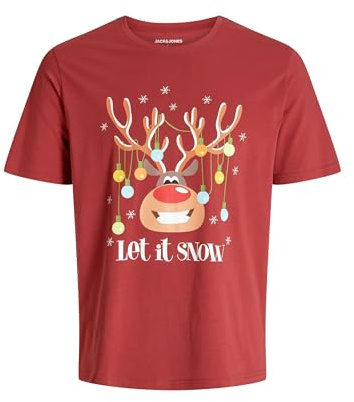 JACK & JONES Male T-Shirt X-Mas T-Shirt