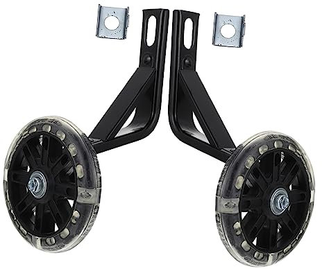YARNOW Kinderfahrrad Stützräder Aus Kohlenstoffstahl Leuchtend Hinterrad Stabilisator Fahrradzubehör Für Gleichgewicht Und