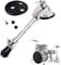 Pieds de grosse caisse, accessoire de percussion pour pied, support de matériel de 4,3 cm et polyvalent, support de pédale portable pour débutants, professionnels, répétitions en studio et amateurs de