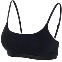 adidas Damen Scoop Bralette - Sport Active Essentials Cotton - Bustier - Bequeme Unterwäsche