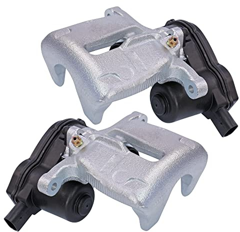 BESTPRICE 2x Bremssattel hinten links und rechts mit Stellelement für elektronische Festellbremse Bremszange, Kompatibel mit A udi A4 B8 (8KH)(8K2)(8K5), A5 (8T3)(8F7)(8TA), Q5 (8RB)