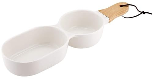 Ladelle Servier-Stick Classic, Porzellan, weiß, 34.5 x 9.5 x 4.8 cm