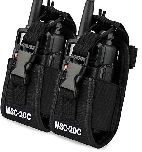 KEESIN Multifunktions-Tasche Funkgerät Tasche,Multifunktions-Tasche für Walkie Talkie Molle Pouch Tasche Walkie Talkie Funk Tasche für GPS Telefon 2 Wege Radio Walkie Talkie Holster (2)